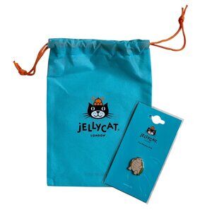 NWT Jellycat Timmy Turtle Pin Badge & Dust Bag